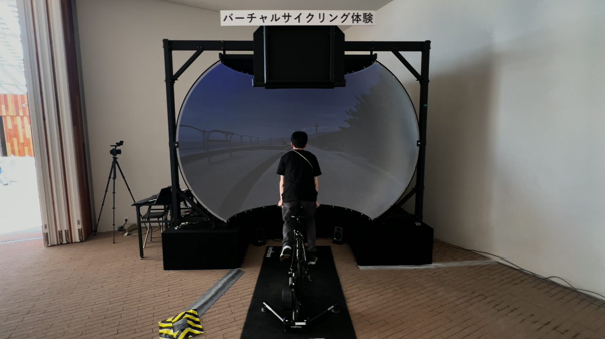 大阪・関西万博　静岡県PRイベントにてSphere2.9を利用したサイクリング体験コーナーを提供